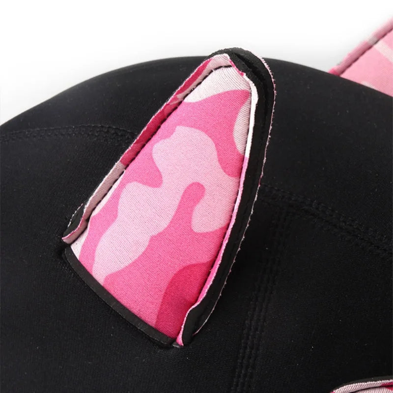 Fashion Unisex Sexy Costumes Latex Open Mouth Dog Headgear Halloween Pupply Play Party Couples Games Full Face Fetish Masks Hood