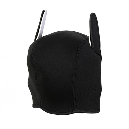 Fashion Unisex Sexy Costumes Latex Open Mouth Dog Headgear Halloween Pupply Play Party Couples Games Full Face Fetish Masks Hood